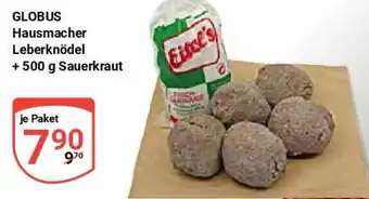 Globus GLOBUS Hausmacher Leberknödel + 500 g Sauerkraut Angebot