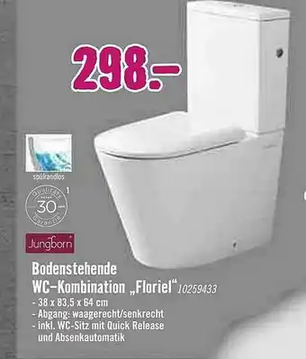 Hornbach Jungborn Bodenstehende Wc-kombination „floriel“ Angebot