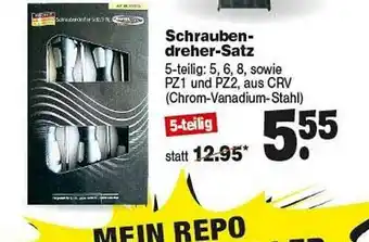 Repo Markt Schraubendreher-satz Angebot