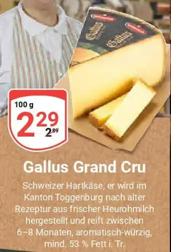 Globus Gallus Grand Cru Angebot