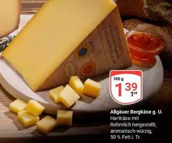 Globus Allgäuer Bergkäse g. U. Angebot