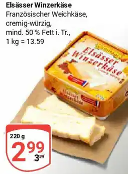 Globus Elsässer Winzerkäse Angebot