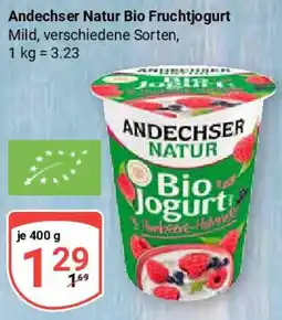 Globus Andechser Natur Bio Fruchtjogurt Angebot