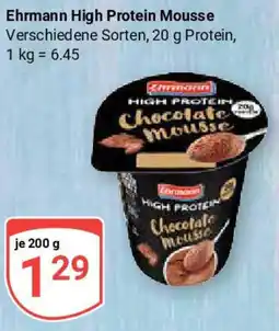 Globus Ehrmann High Protein Mousse Angebot