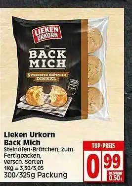 Elli Markt Lieken Urkorn Back Milch Angebot