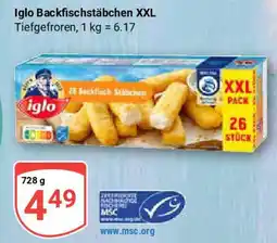 Globus Iglo Backfischstäbchen XXL Angebot