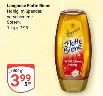 Globus Langnese Flotte Biene Angebot