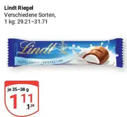 Globus Lindt Riegel Angebot