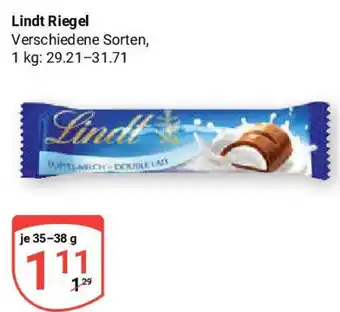 Globus Lindt Riegel Angebot