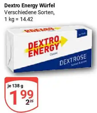 Globus Dextro Energy Würfel Angebot