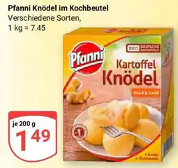 Globus Pfanni Knödel im Kochbeutel Angebot