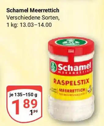 Globus Schamel Meerrettich Angebot