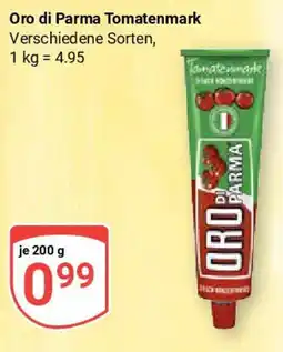 Globus Oro di Parma Tomatenmark Angebot