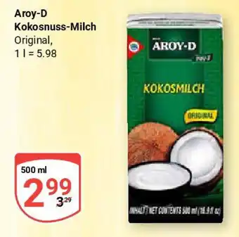 Globus Aroy-D Kokosnuss-Milch Angebot