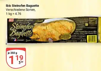 Globus Ibis Steinofen Baguette Angebot