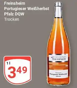 Globus Freinsheim Portugieser Weiß herbst Pfalz DQW Angebot