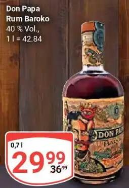 Globus Don Papa Rum Baroko Angebot