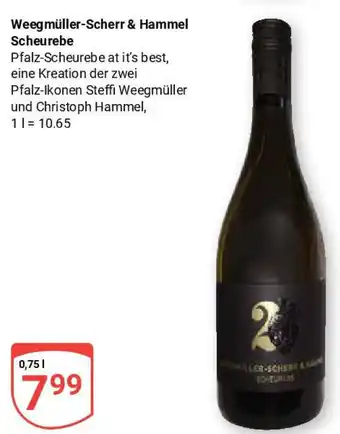 Globus Weegmüller-Scherr & Hammel Scheurebe Angebot