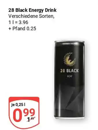 Globus 28 Black Energy Drink Angebot