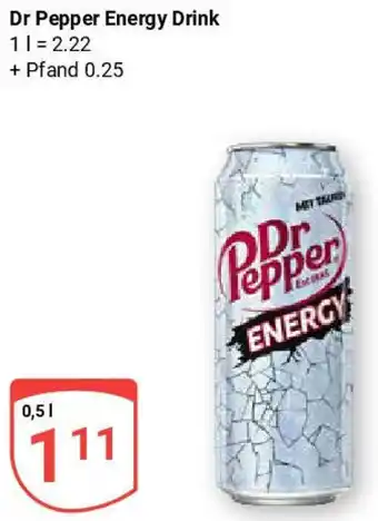 Globus Dr Pepper Energy Drink Angebot