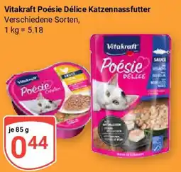 Globus Vitakraft Poésie Délice Katzennassfutter Angebot