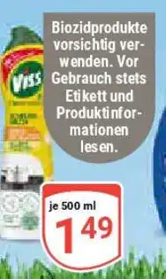 Globus Viss Scheuermilch Angebot