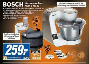 expert Techno Land Bosch Küchenmaschine Mum5xw10 Angebot