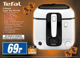 expert Techno Land Tefal Fritteuse Super Uno Fr3140 Angebot