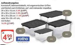 Globus rotho Aufbewahrungsbox Angebot