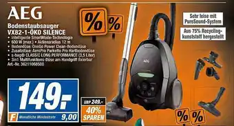 expert Techno Land Aeg Bodenstaubsauger Vx82-1-öko Silence Angebot