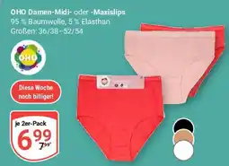 Globus OHO Damen-Midi- oder -Maxislips Angebot