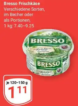 Globus Bresso Frischkäse Angebot