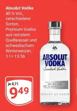 Globus Absolut Vodka Angebot