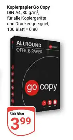 Globus Kopierpapier Go Copy Angebot