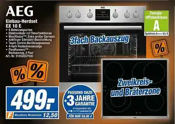 expert Techno Land Aeg Einbau-herdset Ex10e Angebot