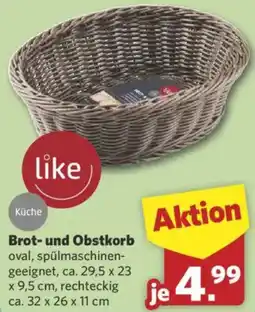 Combi Brot- und Obstkorb Angebot