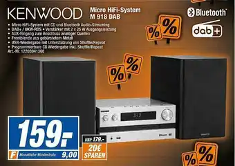 expert Techno Land Kenwood Micro Hifi-system M918dab Angebot