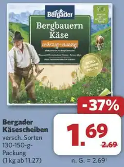 Combi Bergader Käsescheiben Angebot