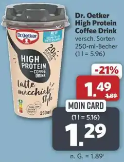 Combi Dr. Oetker High Protein Coffee Drink Angebot