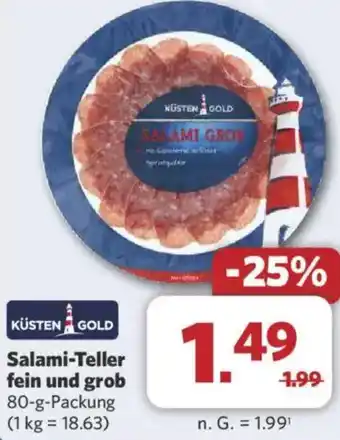 Combi KÜSTEN GOLD Salami-Teller fein und grob Angebot