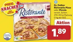 Combi Dr. Oetker Ristorante Pizza oder Piccola Angebot