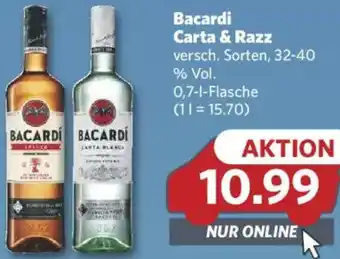 Combi Bacardi Carta & Razz Angebot