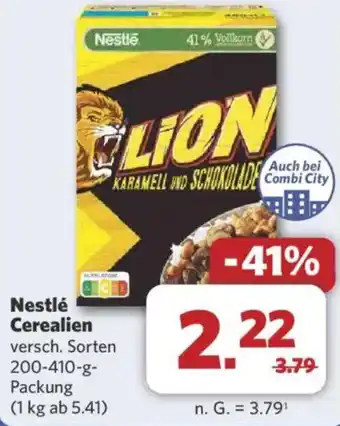 Combi Nestlé Cerealien Angebot