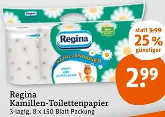 tegut Regina Kamillen-Toilettenpapier Angebot