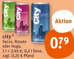 tegut City Secco, Rosato oder Hugo Angebot