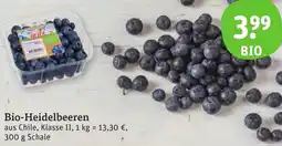 tegut Bio-Heidelbeeren Angebot