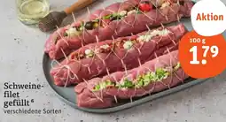 tegut Schweinefilet gefüllt Angebot