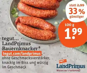 tegut tegut LandPrimus Bauernknacker Angebot