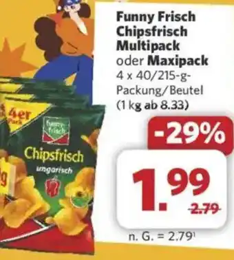 Combi Funny Frisch Chipsfrisch Multipack oder Maxipack Angebot