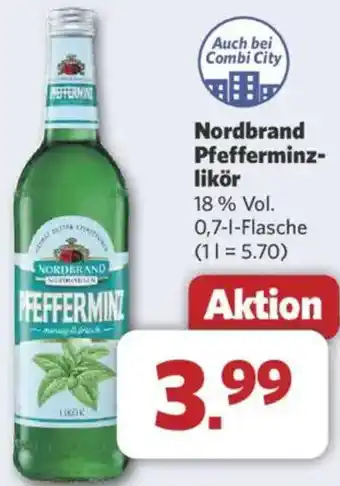 Combi Nordbrand Pfefferminzlikör Angebot